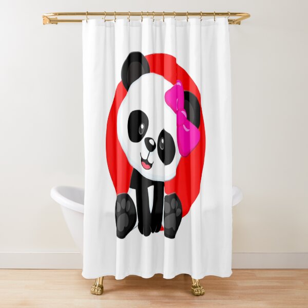 Panda design Shower Curtain