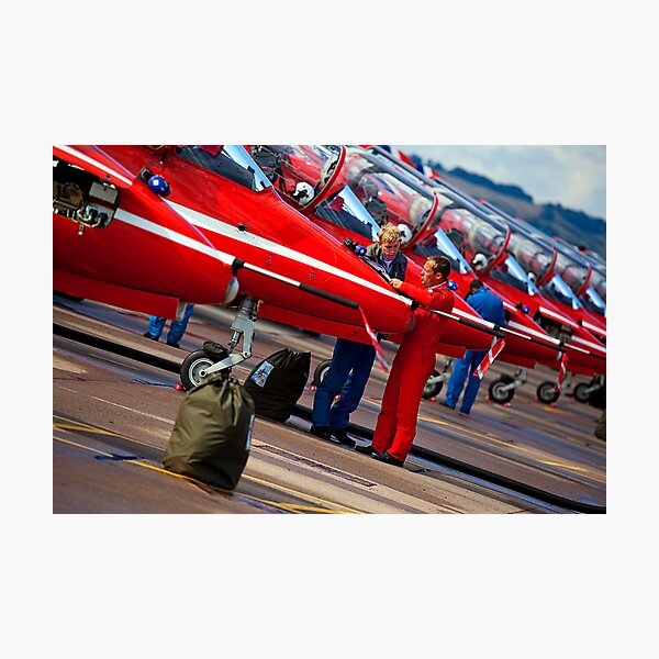 Red Arrows Photographic Print