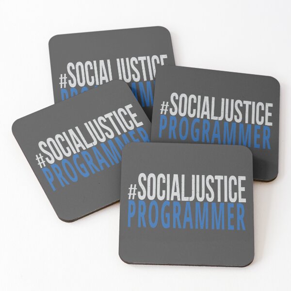 Item preview, #SocialJustice Programmer - Hashtag for the Resistance designed and sold by Ryphna.