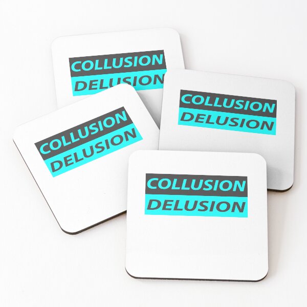 Item preview, Collusion Delusion, Donald Trump Quotes Horloge, Coque designed and sold by Greenmasters.