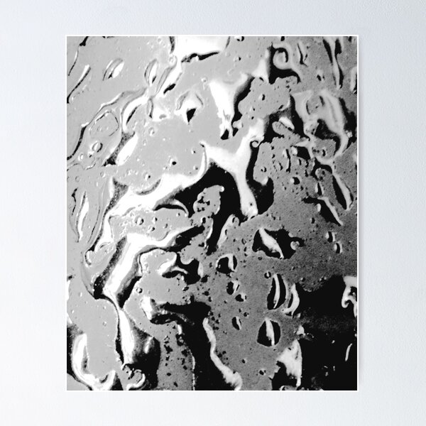 Item preview, Silver Wet Metal Splash designed and sold by RandP Walriven.