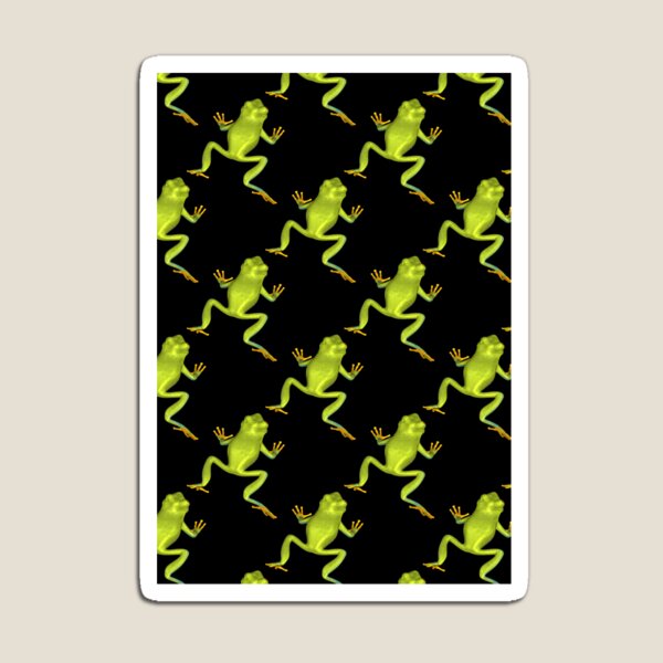 Green Tree Frogs Magnet