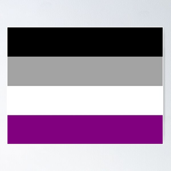 Item preview, Asexuality Flag Print designed and sold by ThoseFandomss.