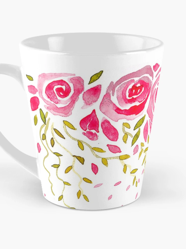 Thumbnail 3 of 4, Coffee Mug, Roses Roses Roses designed and sold by Denise Armstrong.