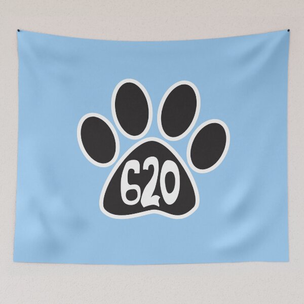 Item preview, Hand Drawn Kansas Paw 620 Area Code designed and sold by itsrturn.