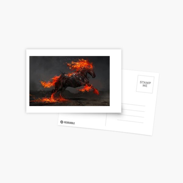 Ruin the Fiery Horse Postcard