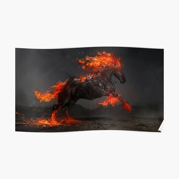 Ruin the Fiery Horse Poster
