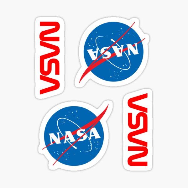 NASA ×4 Sticker
