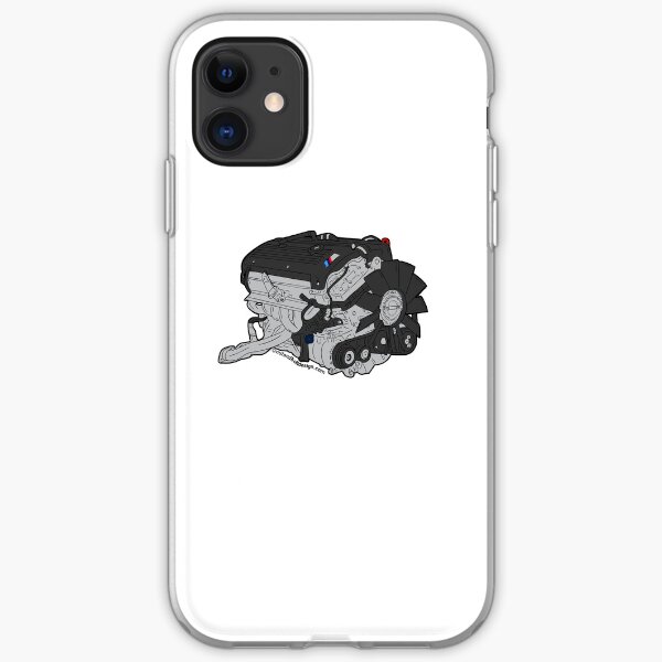 E46 M3 S54 Engine iPhone Soft Case