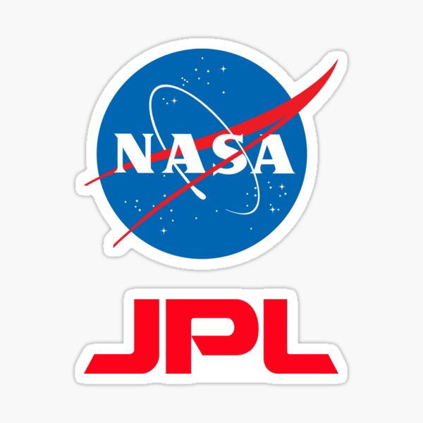 NASA + JPL Sticker