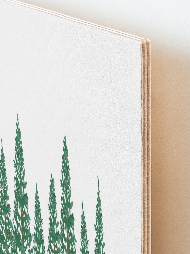 Alternate view of Into the Pines Mounted Print