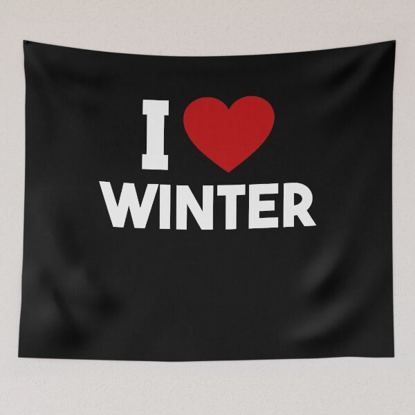 Item preview, I Love Winter Tshirt Snow Winter Camp Icy Cold Chillin Shirt designed and sold by JoDesignLab.