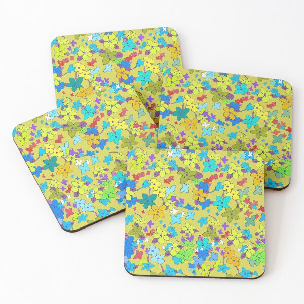 Item preview, David Rose Designs - Floral Fantasy (Yellow) designed and sold by Sartabanfi.