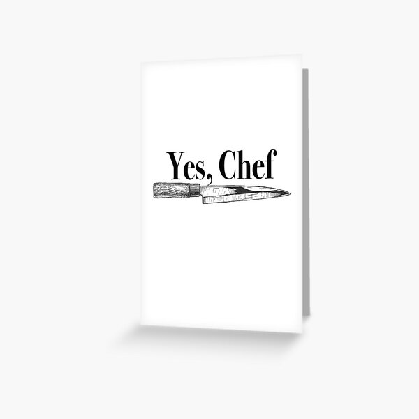 Aperçu de l'œuvre Oui chef créée et vendue par YesChef.