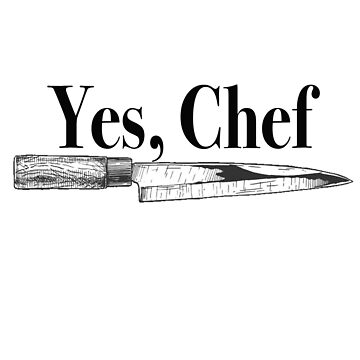 Yes Chef Knife Vinyl Sticker – Jenni Bick Custom Journals