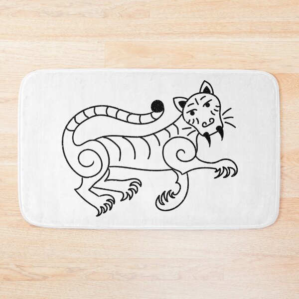 Item preview, Black Sabertooth Tiger Pictoglyph designed and sold by Argent Whiskers.
