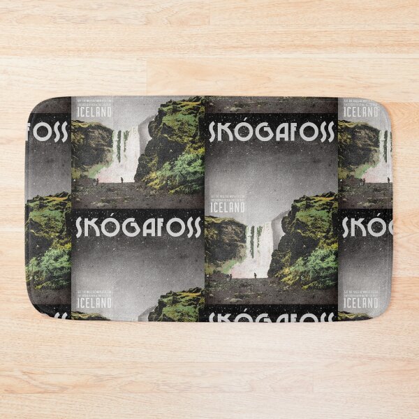 Item preview, Iceland's Skogafoss waterfall designed and sold by WiseLikeStudios.