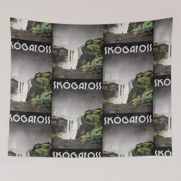 Item preview, Iceland's Skogafoss waterfall designed and sold by WiseLikeStudios.