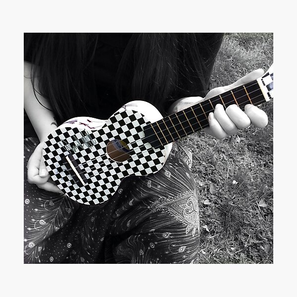 Item preview, The Checkered Uke  designed and sold by ArtbyDigman.