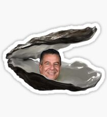 Life is an oyster and bruce is the pearl Sticker