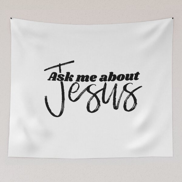 Item preview, Ask me about Jesus 2 designed and sold by Egodcounseling.