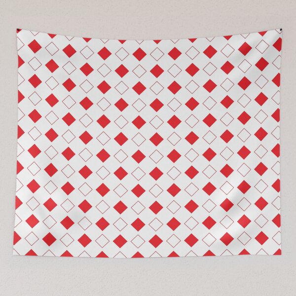 Item preview, Red and White Diamonds   designed and sold by lornakay.