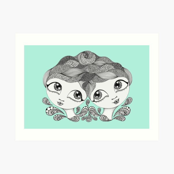 Double Trouble Art Print