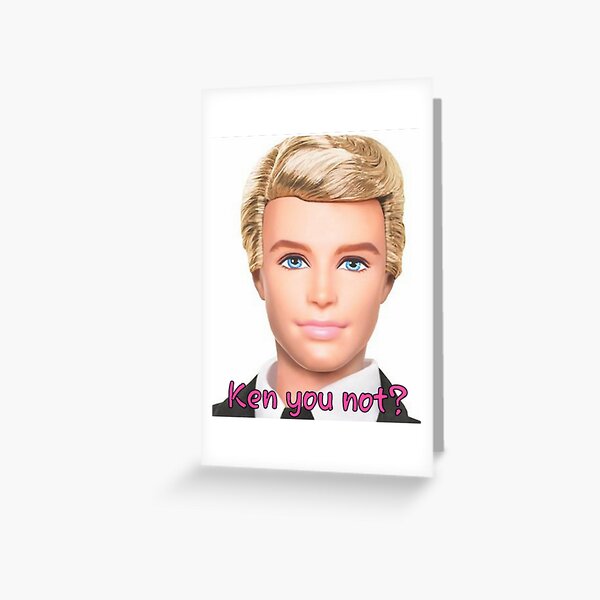 Barbie discount greeting card