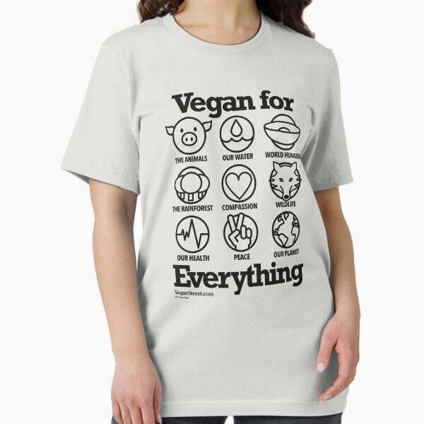 Vegan for Everything (black print) Essential T-Shirt