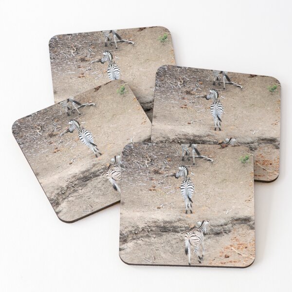 Item preview, LEAVING A DRY RIVERBED SEEKING WATER - BURCHELL’S ZEBRA – Equus burchelli – Bontkwagga designed and sold by Magriet Meintjes.