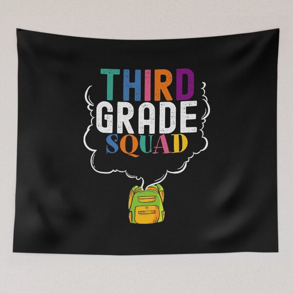 Item preview, 3rd Grade Squad design Third Grade Back To School Tee designed and sold by woodsgoodsco.