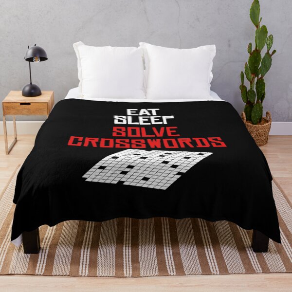 Item preview, Cruciverbalist graphic Eat Sleep Solve Crossword Puzzles Tee designed and sold by woodsgoodsco.