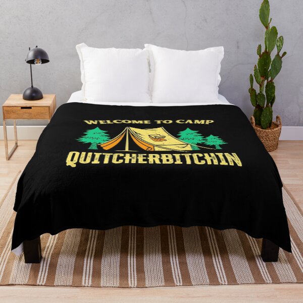 Item preview, Camp Quitcherbichin - Funny Camper Graphic For Camping design designed and sold by woodsgoodsco.