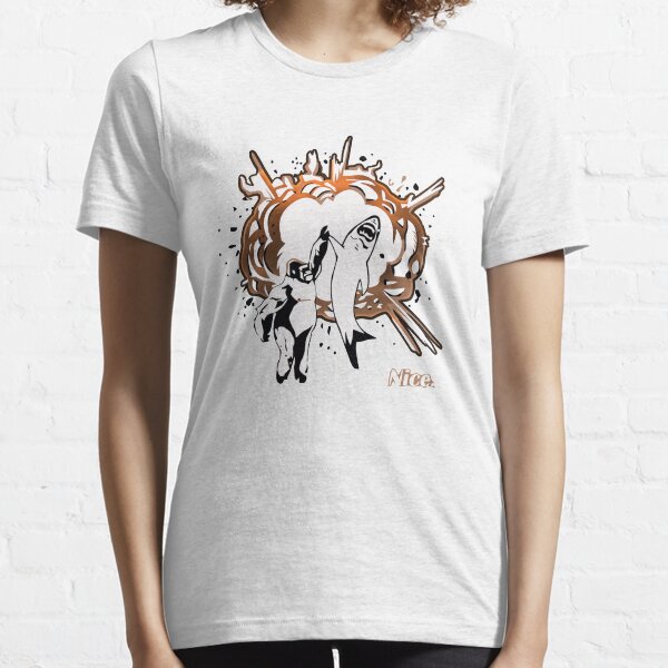 Shark Gorilla Nice High Five Essential T-Shirt