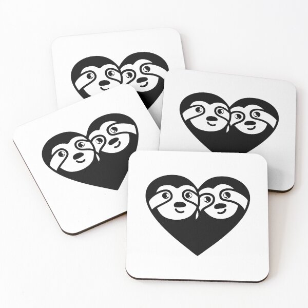 Item preview, Couple Sloth In Love T-Shirt designed and sold by therealsadpanda.