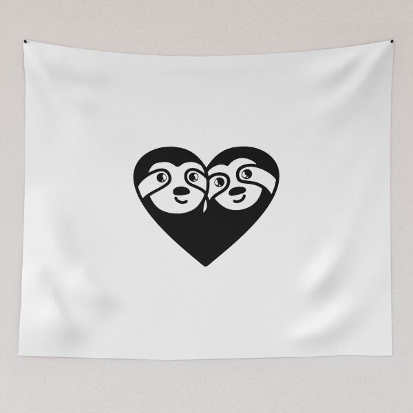 Item preview, Couple Sloth In Love T-Shirt designed and sold by therealsadpanda.