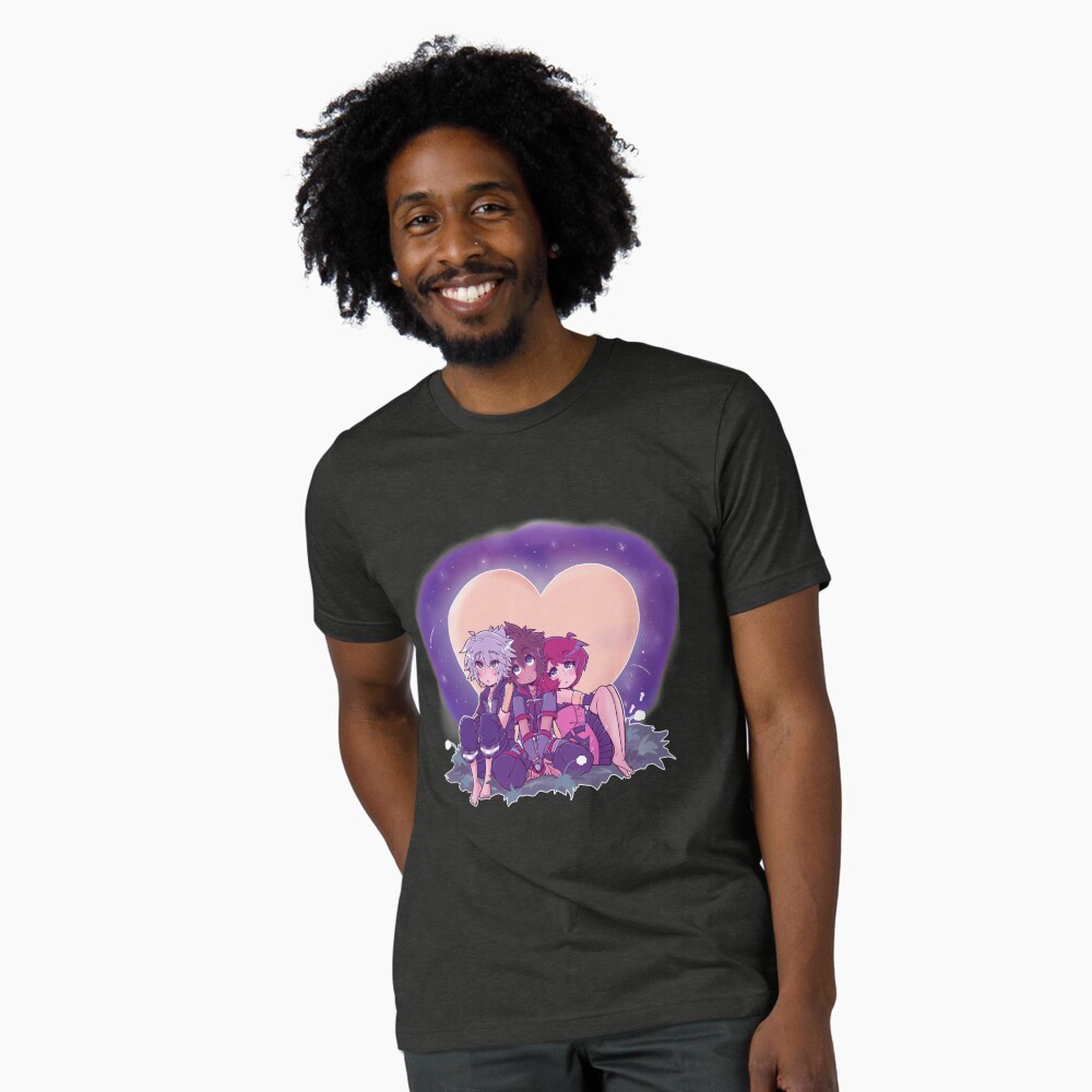 Vista previa del artículo con la obra «Camiseta de tejido mixto», diseñado y vendido por DaPandaBanda.