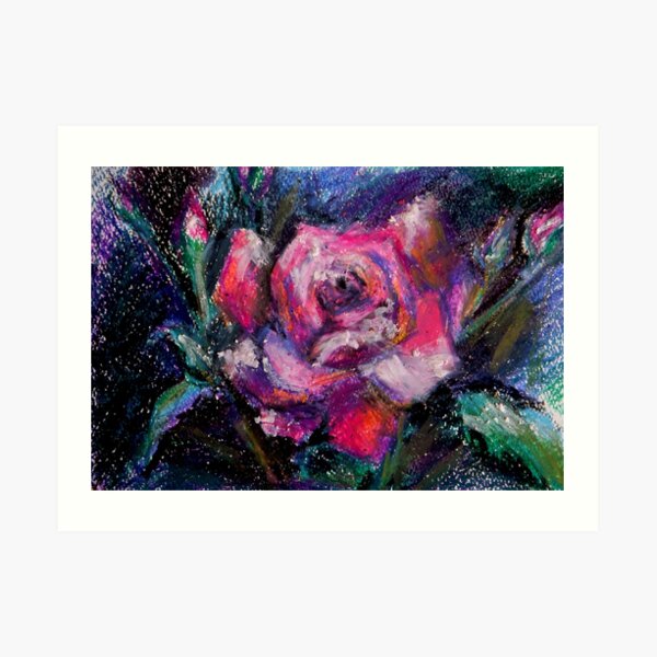 Pink Rose Art Print