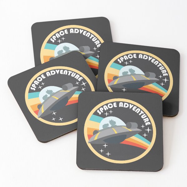 Space Adventure (Rick & Morty) Coasters (Set of 4)