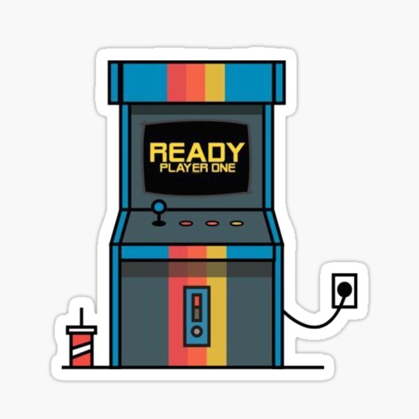 Arcade Game Stickers Redbubble