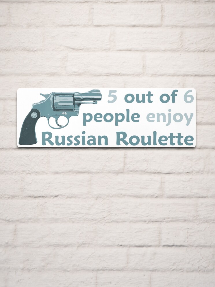 Russian Roulette Gun Art: Canvas Prints, Frames & Posters