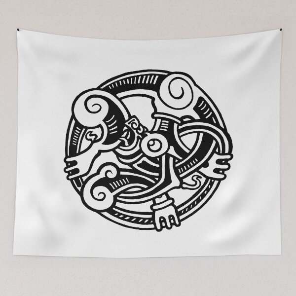Item preview, Celtic Dog Round Knotwork designed and sold by Cleave.