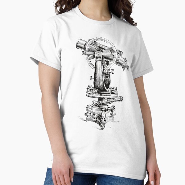 Aperçu de l'œuvre Instrumentation de théodolite victorien pour la construction civile créée et vendue par Rocketman2017.