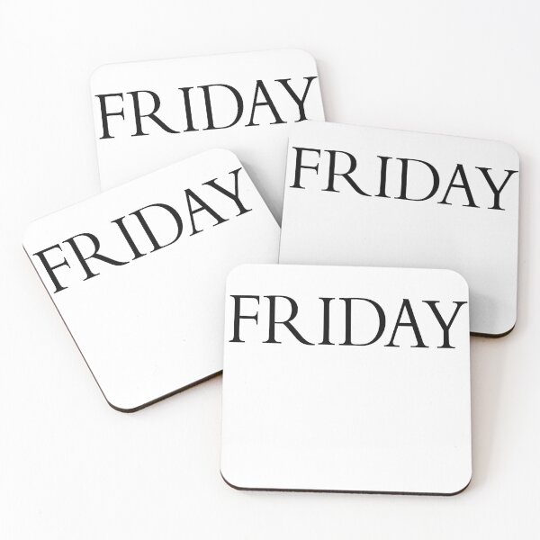 Item preview, friday typography design in english friday designed and sold by aundjhdesign.