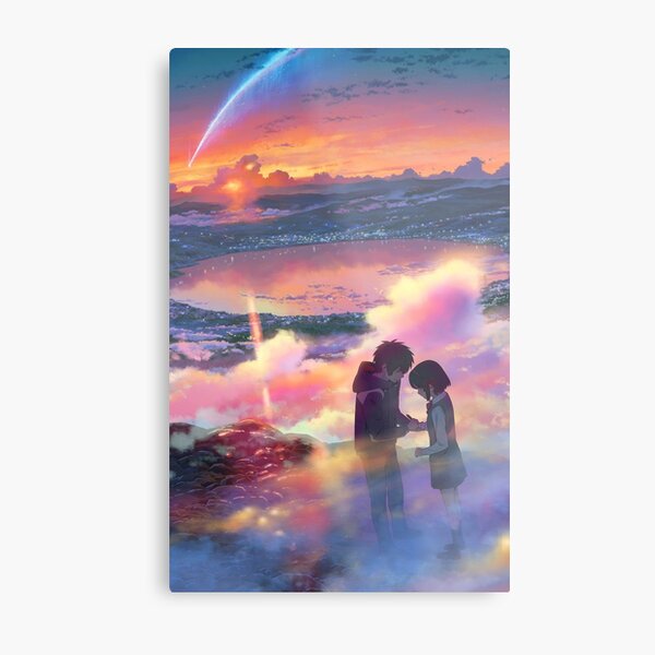 Your Name Poster - kimi no na wa Anime Poster Metal Print