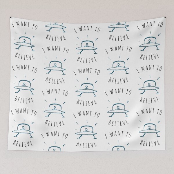 Item preview, I Want to Belive in UFO's designed and sold by Tansel Diplikaya.