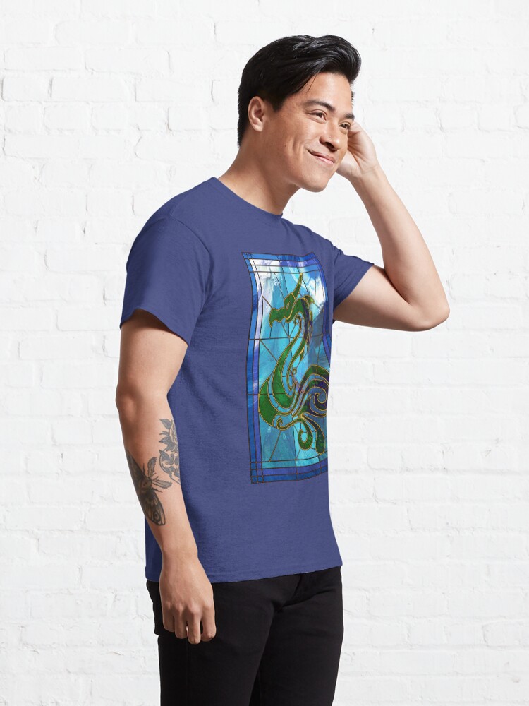 Alternate view of Dragon of the Waves Classic T-Shirt