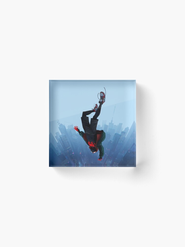Alternate view of Miles Morales Poster Shirt Acrylic Block