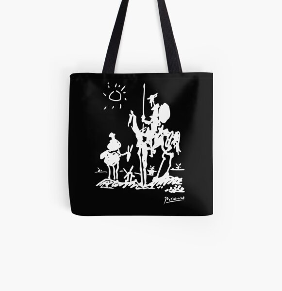 Pablo Picasso Don Quixote 1955 Artwork Shirt, Reproduction All Over Print Tote Bag