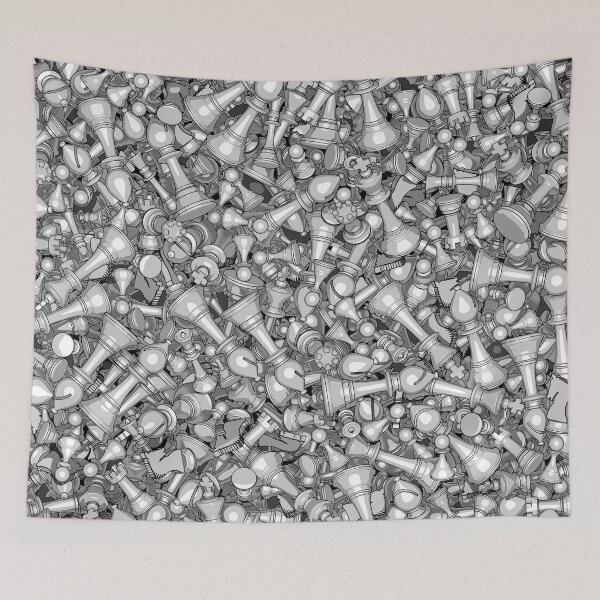 Item preview, Blitz Chess B&W designed and sold by GrandeDuc.
